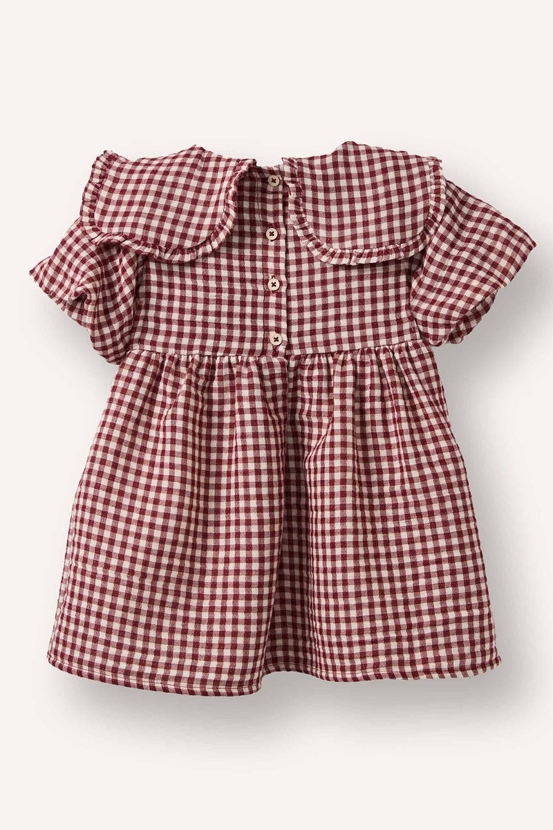 DeFacto Red BabyGirl Baby Girl Muslin Dress Casual - Image 3