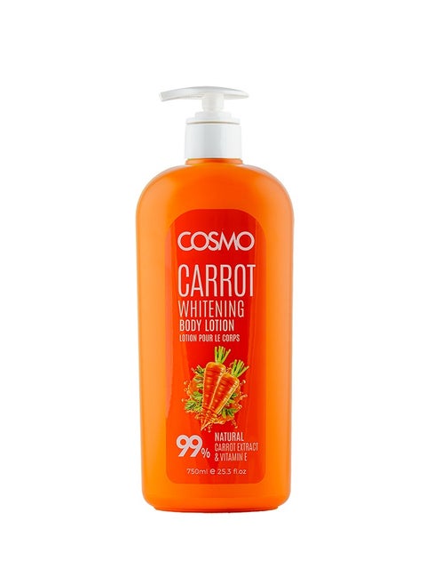 Carrot Whitening Body Lotion Natural Carrot  And Vitamin E 750 Ml