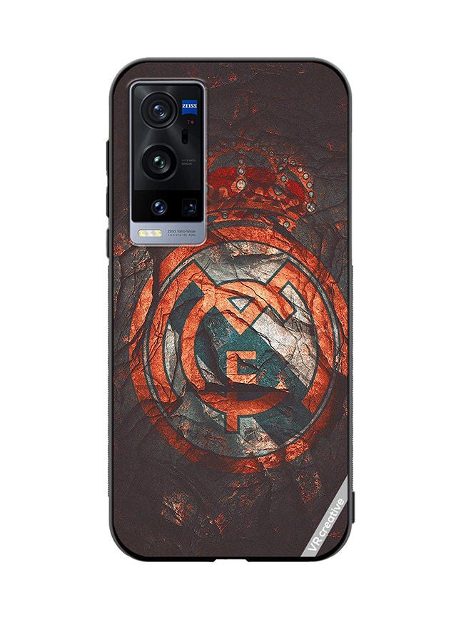 VR CREATIVE Protective Case Cover For Vivo X60 Pro Plus Real Madrid Cake Design Multicolour - Image 1