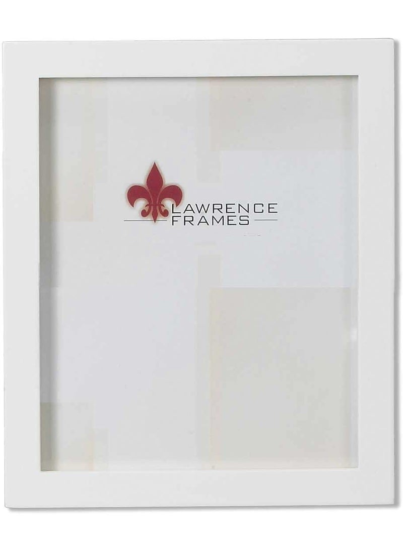 Lawrence Frames Lawrence Frames White Wood Picture Frame  Gallery Collection  4x5 
