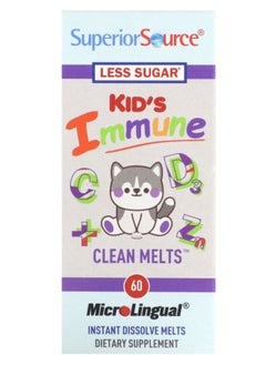 Superior Source Kid's Immune Clean Melts 90 Instant Dissolve Melts 
