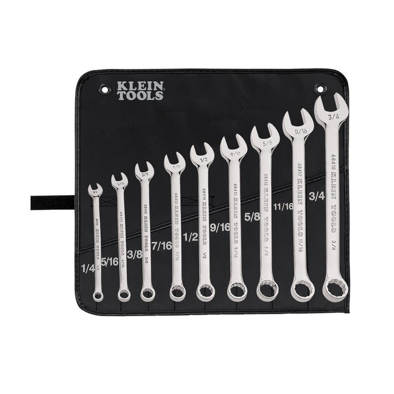 Klein Tools 68402 Combination Wrench Set 9Piece