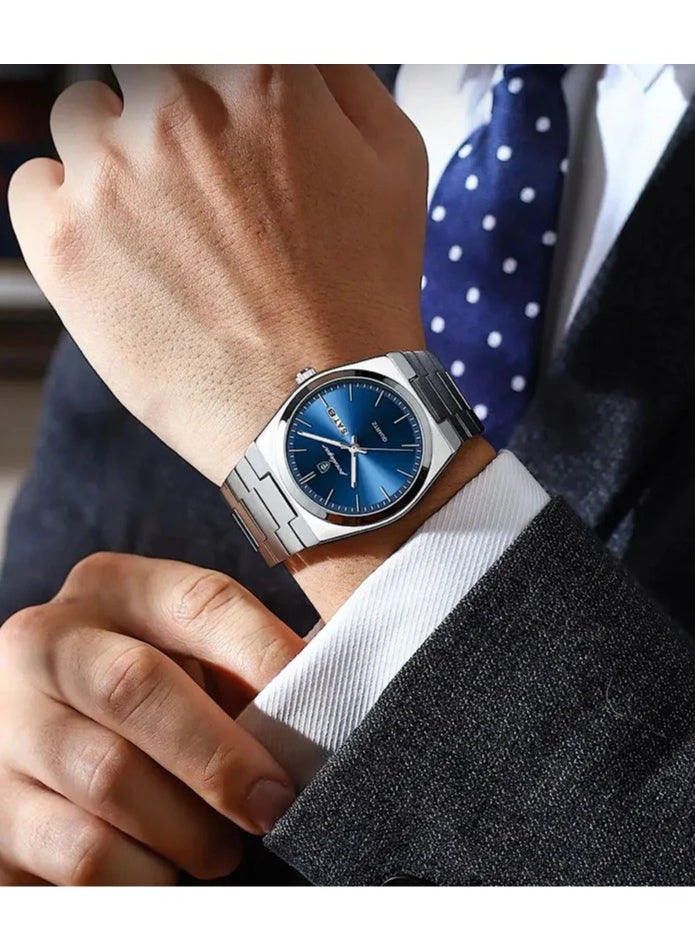 POEDAGAR Waterproof Luminous Men's Watch Quartz-41mm  - Image 2