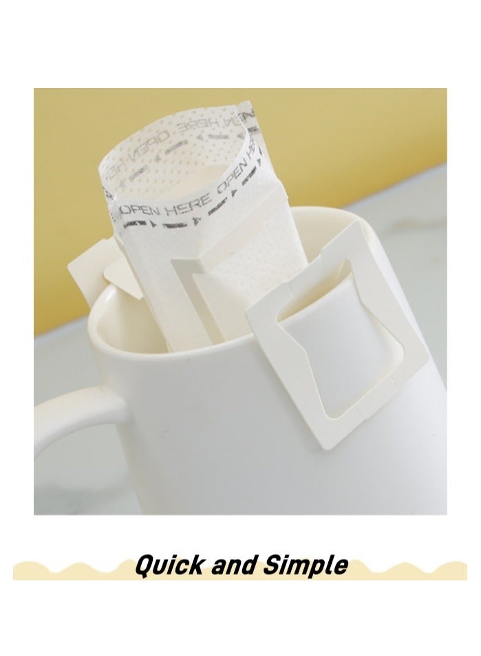 100 قطعة الأذن شنقا نوع المحمولة كيس فلتر القهوة - Image 4