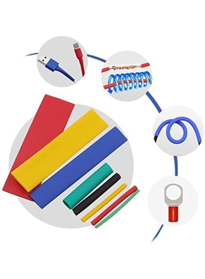 164 pcs, Heat Shrink Tubing Kit Heat Shrink Tubes Wire Wrap, Electric Insulation Assorted Sleeving Tube Wrap Cable Wire Kit for DIY - Image 2