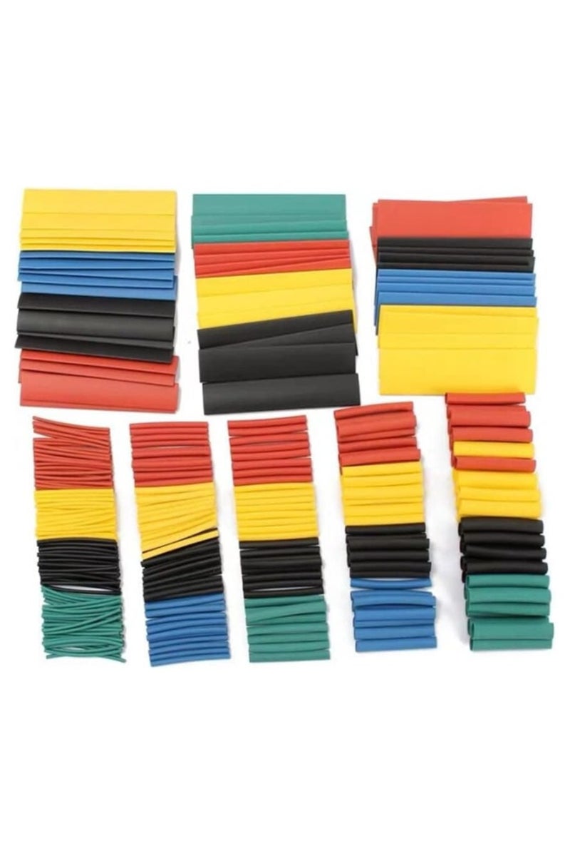 164 pcs, Heat Shrink Tubing Kit Heat Shrink Tubes Wire Wrap, Electric Insulation Assorted Sleeving Tube Wrap Cable Wire Kit for DIY - Image 1