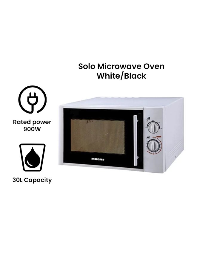 نيكاي فرن ميكروويف 30 L 900 W NMO3010K أبيض/ أسود - Image 2