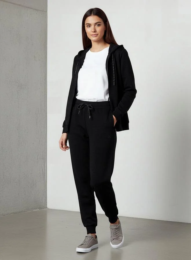 Kappa Kappa Logo Embroidered Regular Fit Joggers with Pockets