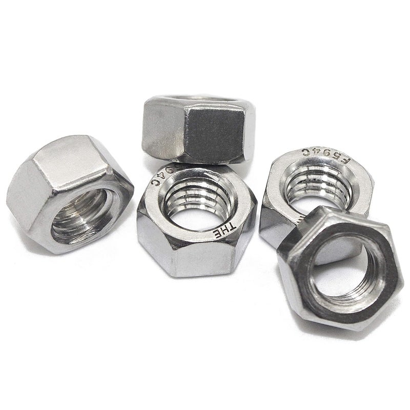 Fullerkreg 1/4"-20 Stainless Hex Nut, 304 Stainless Steel, Bright Finish,(100 pcs) - Image 4