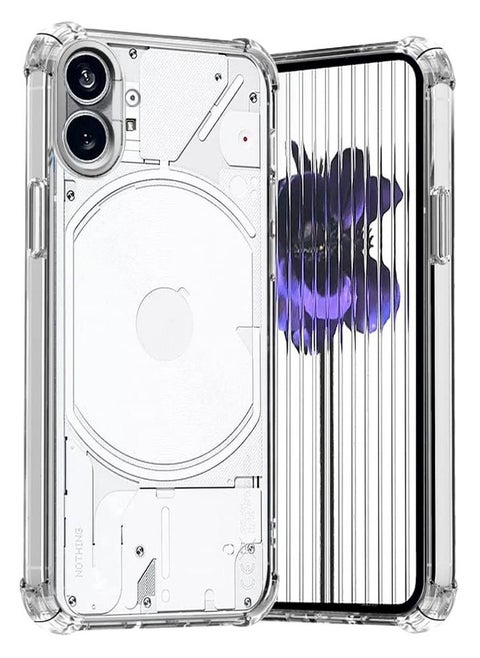 Case for Nothing Phone 1 Case Cover Transparent Anti Scratch TPU Case Shock Absorbent Bumper Protective Transparent Back Cover with Camera Protection for Nothing Phone 1 Clear