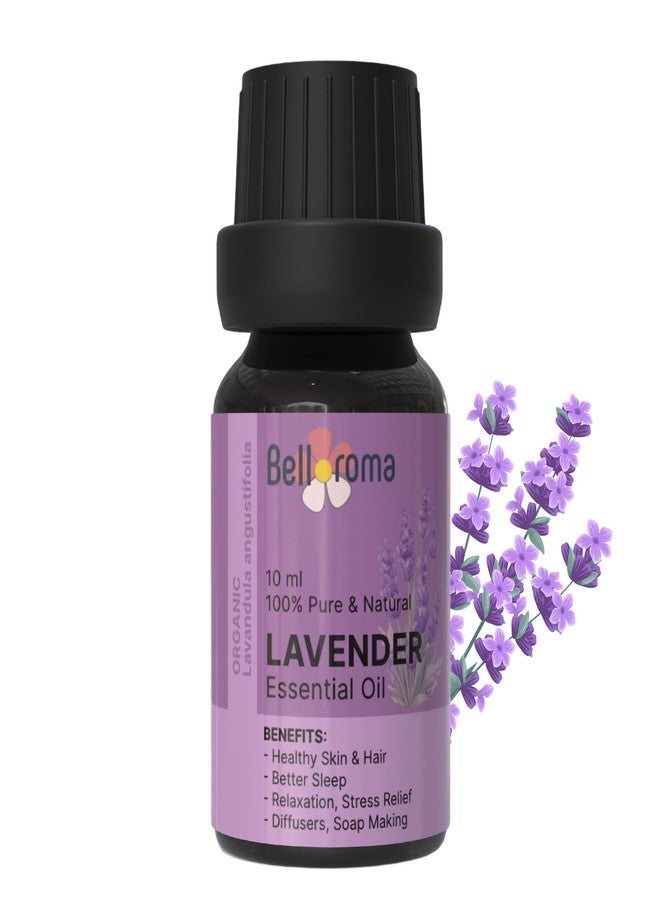 Belloroma Undiluted Lavender Essential Oil – For Skin Care, Deep Sleep, Healthy Hair Growth | Therapeutic Grade | 10ml - Image 1