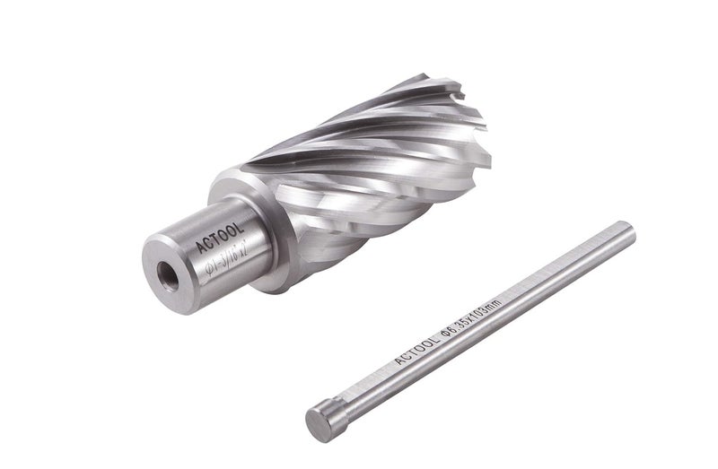 ACTOOL 1-3/16" Diameter × 2" Depth of Cut HSS ANNULAR Cutter with 3/4'' Weldon Shank - Image 3