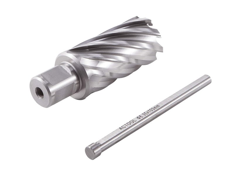 ACTOOL 1-3/16" Diameter × 2" Depth of Cut HSS ANNULAR Cutter with 3/4'' Weldon Shank - Image 4