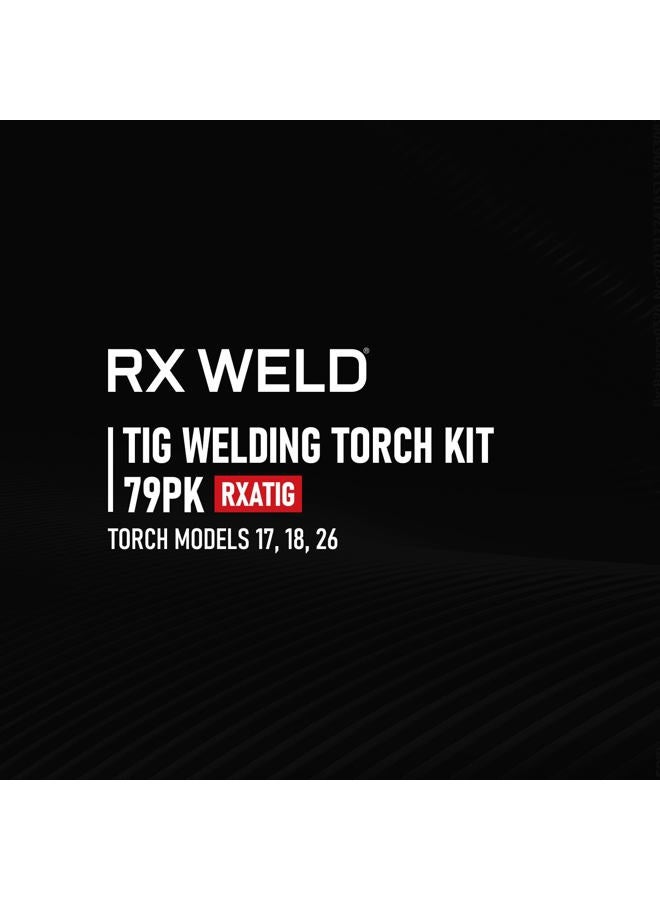 RX WELD 55PCS TIG Welding Torch Stubby Gas Lens #10 Pyrex Glass Cup Kit for WP-17/18/26 - Image 5