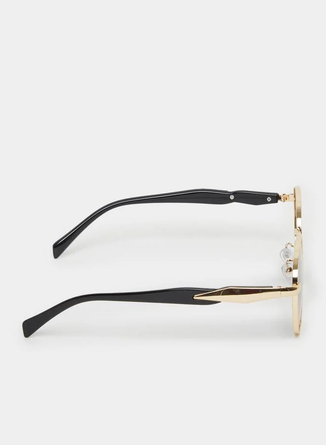 Styli  Styli Women Round Sunglasses with Nose Pad for Women | Best Price UAE