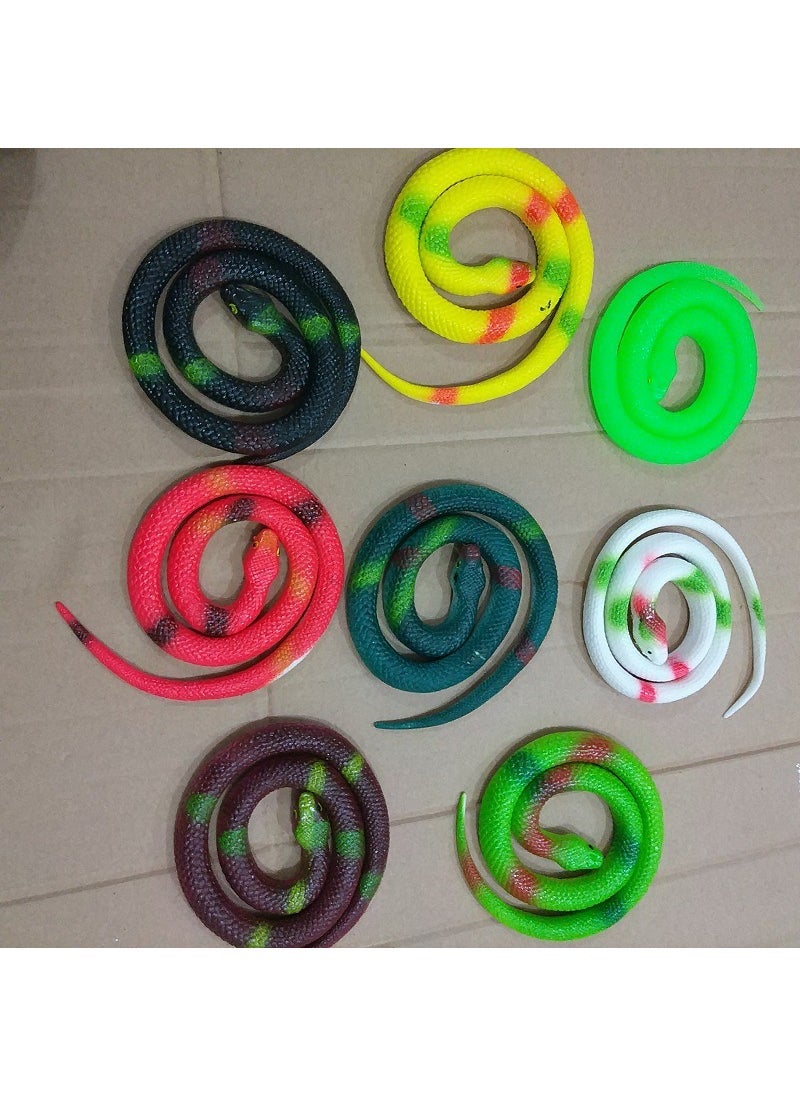 Realistic Rubber Snake Prank Toy Grass Snake (Random Mixed Hair)