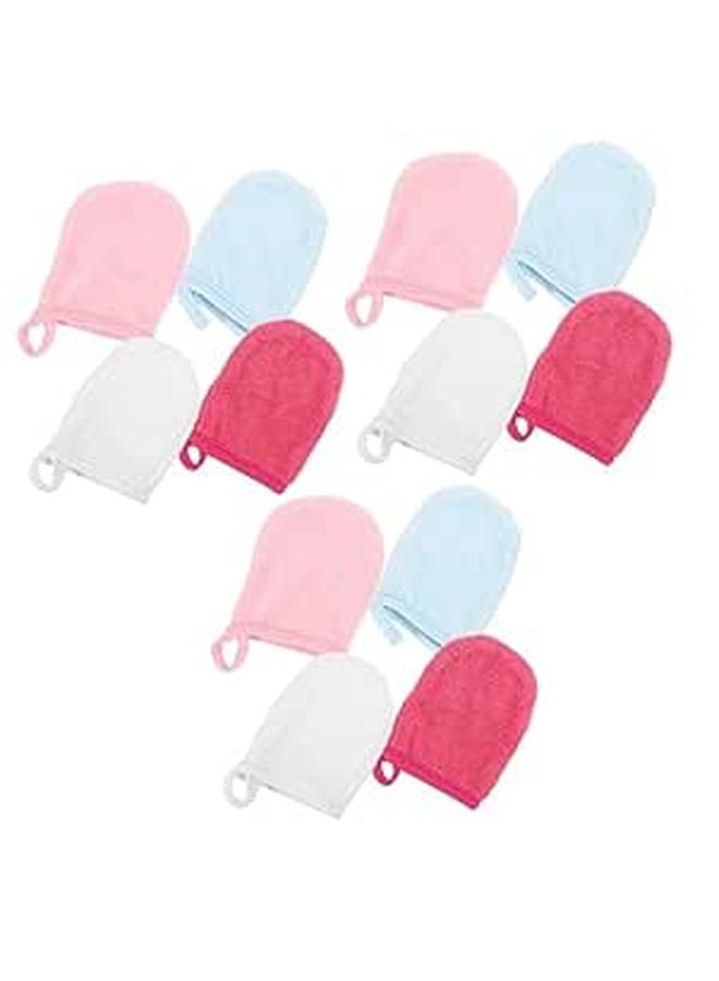 Reusable Facial Gloves For Makeup Removal Overnight Lotion Portable Mitts 12 Pack - Image 1