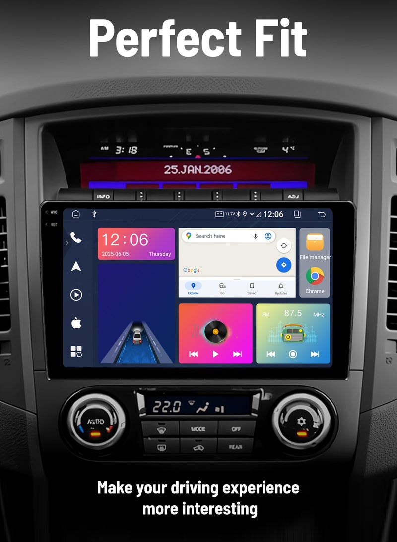Dansent 9 inch Android Music Video System For Car, Car IPS Screen With iOS Android Mirror Link, 720p OEM Head Unit BT/Wi-Fi/GPS/CarPlay/Android Auto/Handsfree Call 4GB RAM , 64GB storage - Image 5