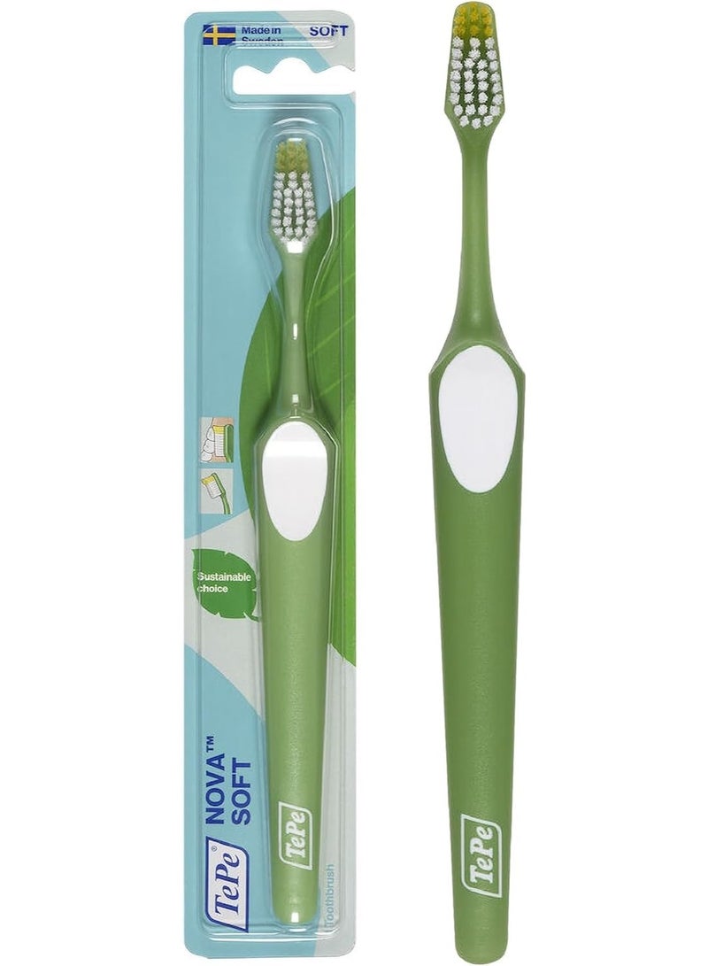 Tepe Nova Soft toothbrush for easy and simple access to back teeth - Image 1