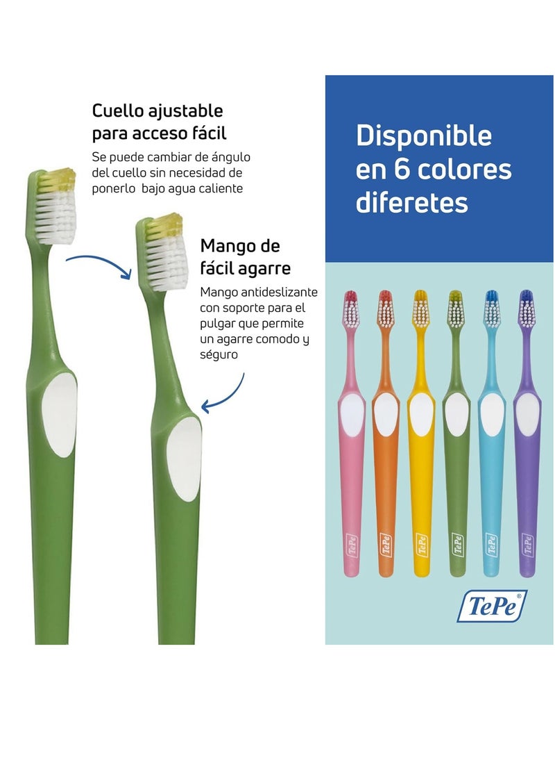 Tepe Nova Soft toothbrush for easy and simple access to back teeth - Image 5