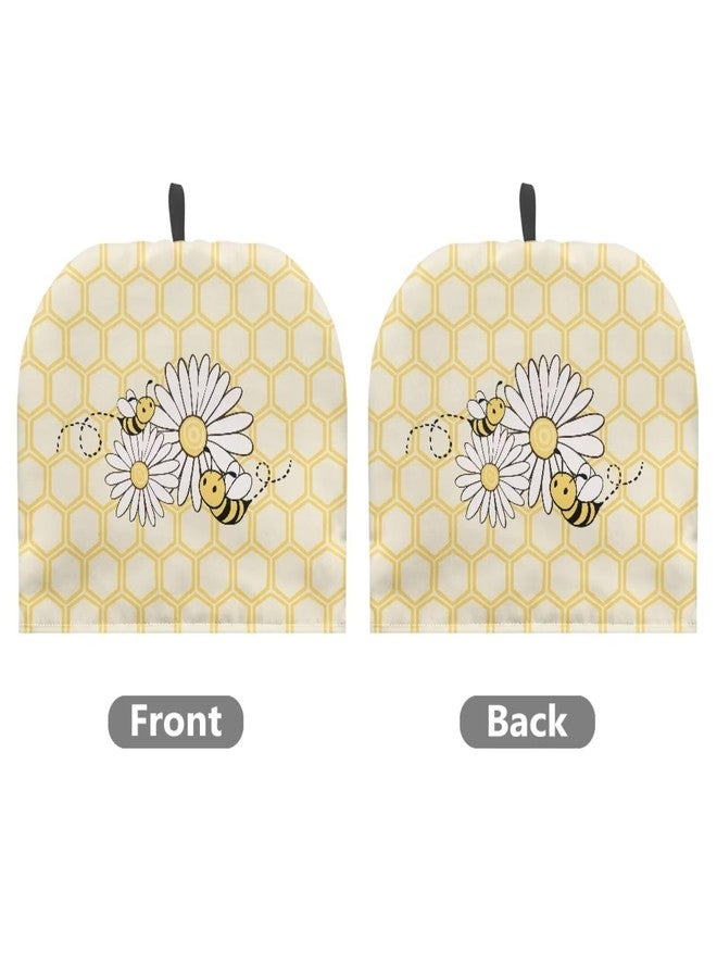 Tnasranmo Bee Dust Cover Insulated Tea Cozy for Teapot Tea Kettle Cover Breakfast Insulation Lid Warmer Tea Cosy Kitchen Coffee Table Decorative,Foldable Tea Cozies,Not Easy to Fade - Image 2