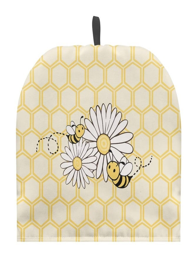 Tnasranmo Bee Dust Cover Insulated Tea Cozy for Teapot Tea Kettle Cover Breakfast Insulation Lid Warmer Tea Cosy Kitchen Coffee Table Decorative,Foldable Tea Cozies,Not Easy to Fade - Image 1