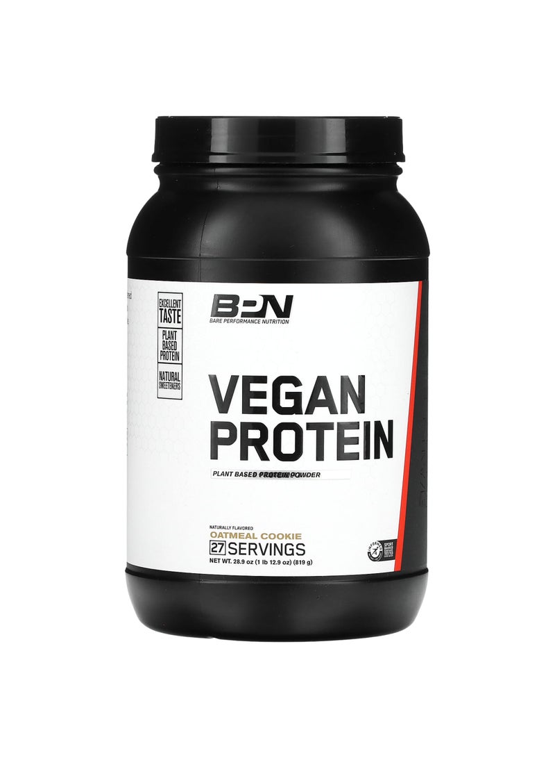 Vegan Protein, Oatmeal Cookie, 1 lb 12.9 oz (819  g)