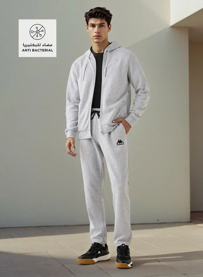 Kappa Kappa Regular Fit Zip Through Hoodie with Pockets