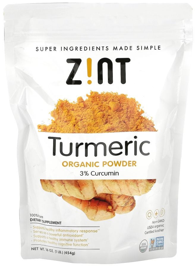 Zint Turmeric Organic Powder 16 oz (454 g)