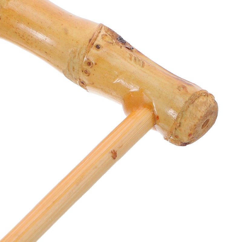 2pcs DIY Bamboo Handles High Quality Handmade Bag Handles Bamboo D Type Handles for Handbag DIY Bag Accessories (About 12cm Beige) - Image 4