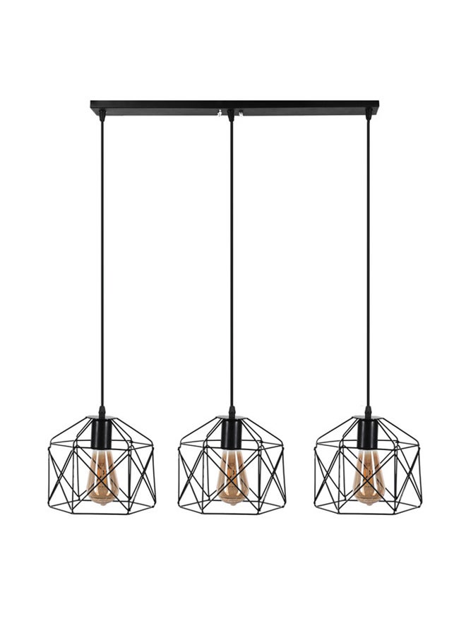 El Rawda Lighting Ritmo Ceiling Lamp | modern decorative LED E27 pendant light ceiling lamp hanging | suitable for any room | Color: Black | Size: 70x68x70 cm