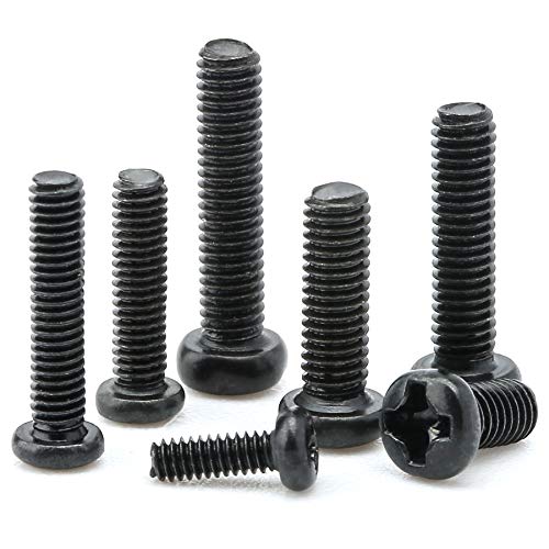 NINDEJIN 650 pcs Laptop Screw Kit, Replacement Computer Notebook Miniature Screws, M1.4 M1.7 M2 M2.5 M3 Note PC Motherboard Round Pan Head Phillips Fasteners Set - Image 5