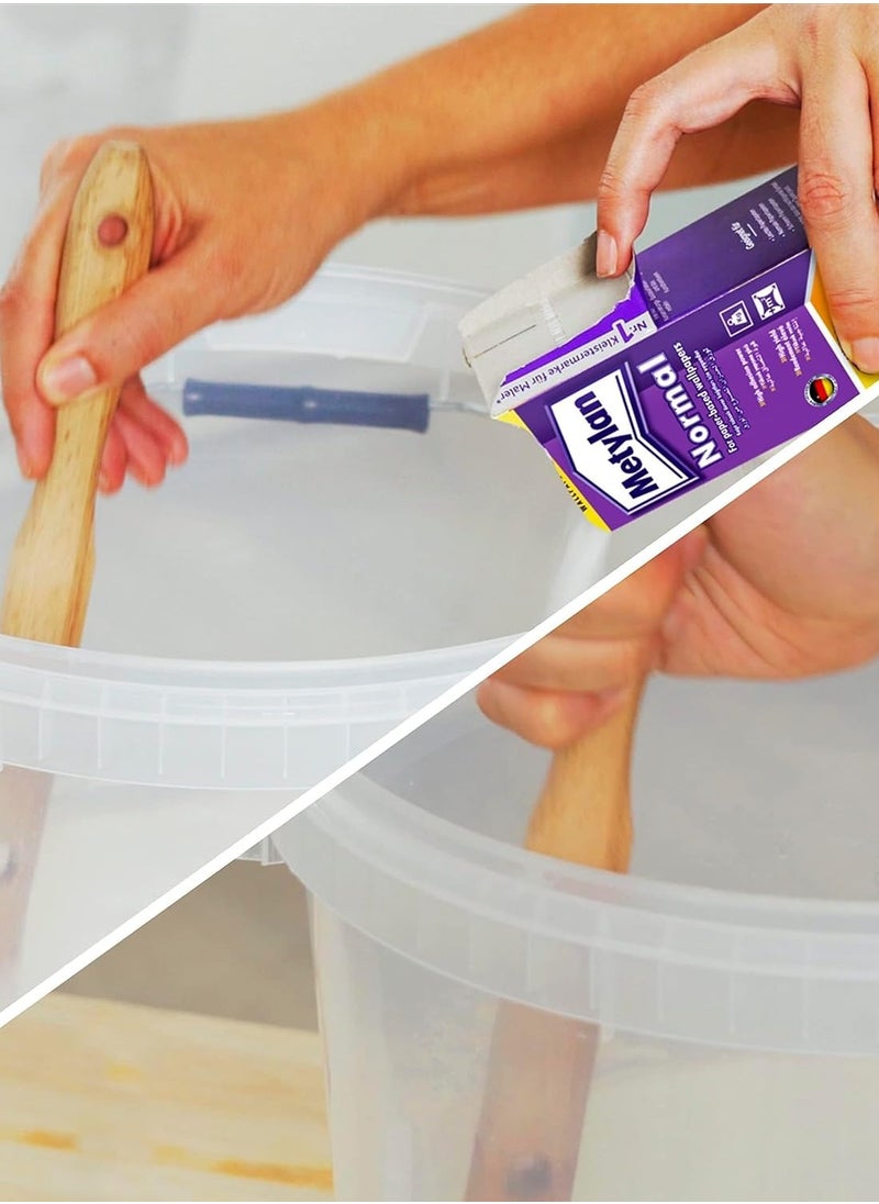 Generic - A strong wallpaper adhesive paste that features a strong formula capable of fixing all types of wallpaper, whether light, regular or heavy, ensuring a tight, long-lasting fixation without worrying about the paper coming off. - Image 1