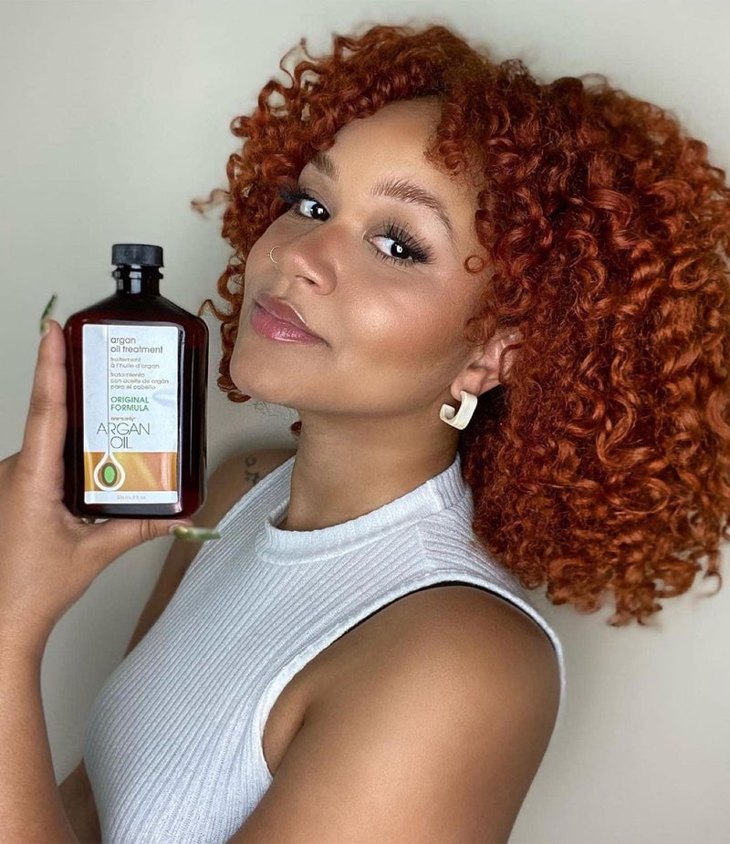 One N Only One 'N Only Argan Oil Hair Treatment - Lightweight & Hydrating Hair Oil for Natural, Wigs & Extensions - Shine Enhancing, Heat Protectant & Frizz Control (8 oz) - Image 4