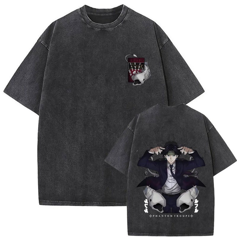 Washed Vintage Anime Hunter X Hunter Gon Freecss Killua Zold - Image 1
