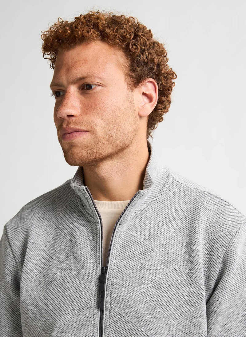 Petrol Industries Men Sweater Collar Zip