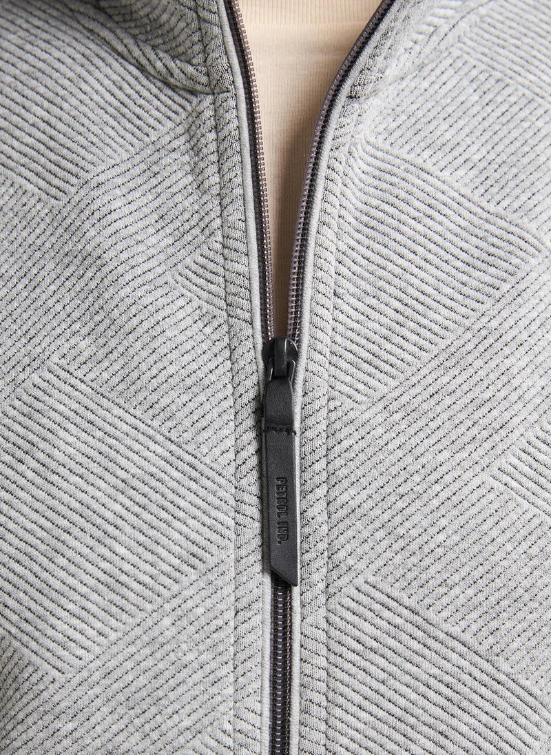 Petrol Industries Men Sweater Collar Zip