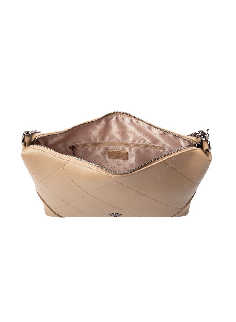 Bata Casual Hobo Bag Beige - Image 4