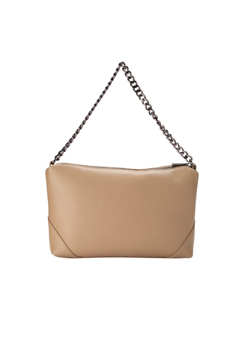 Bata Casual Hobo Bag Beige - Image 2