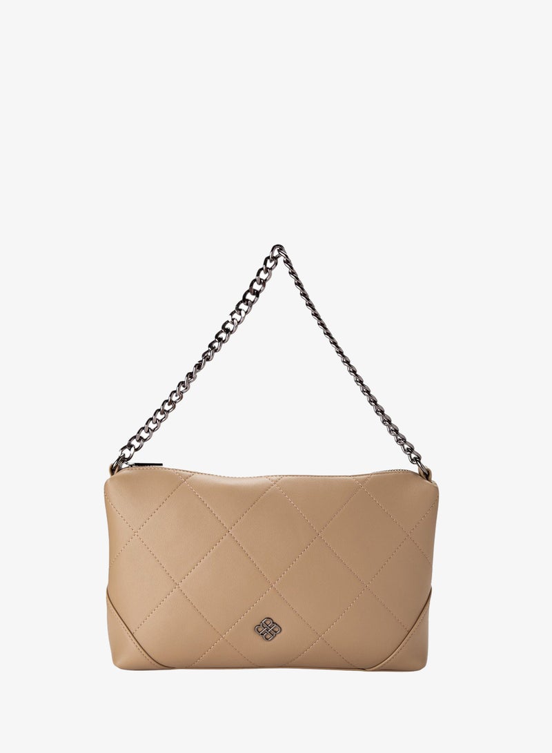 Bata Casual Hobo Bag Beige - Image 1
