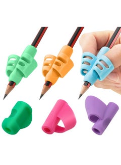 Pack Of 6 Pencil Grips For Kids Handwriting Perfect Pencil Holders For Kids Home Schooling And Preschool Writing Tools For Kids Assorted Pen Grips Christmas Gifts (Pack Of 6, Multicolored)