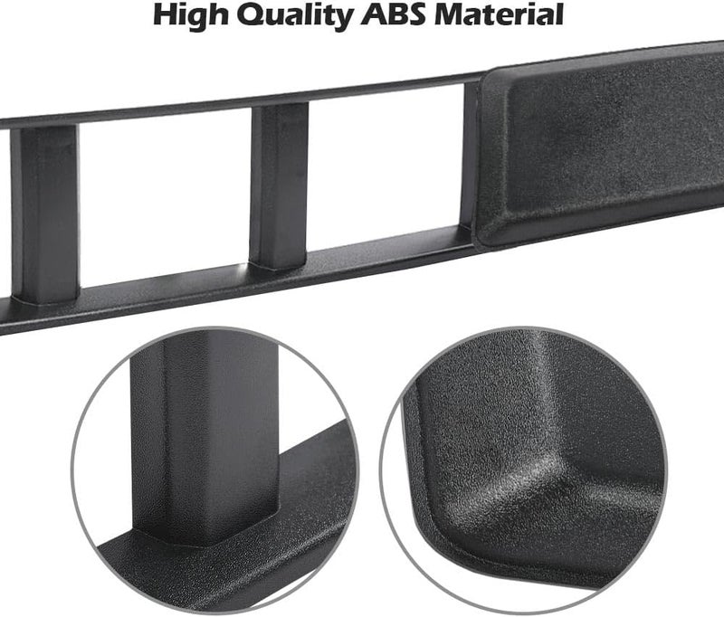 GPLUS Front Bumper Lower Grille Trim Panel Cover & Bumper Guards Pads End Caps Compatible with Ford F150 2018-2020 JL3Z17B968BB Black ABS Plastic - Image 3