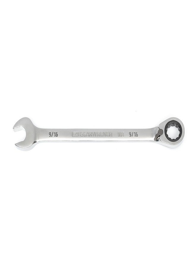 GEARWRENCH 90T 9/16" Reversible Ratcheting Combination Wrench - 86646, Large - Image 2