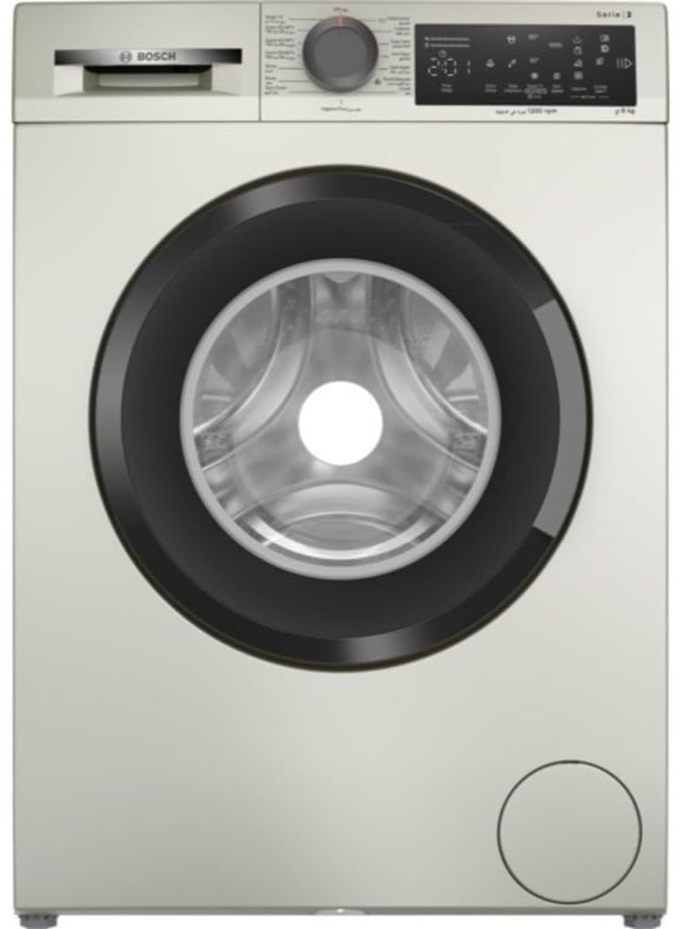 Bosch Series 2 Front Load Washing Machine, 8kg Capacity, 1200 RPM, Stainless Steel 8 kg WLZ2421SEG Silver - Image 2