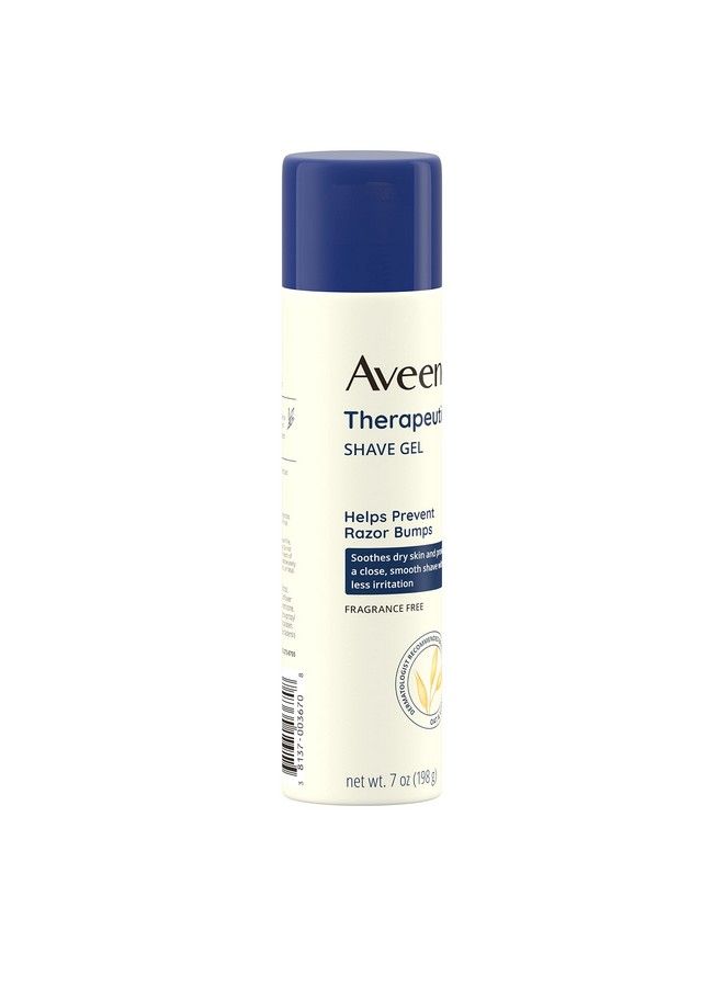 Therapeutic Shave Gel With Oat And Vitamin E To Help Prevent Razor Bumps Soothes Dry Skin And Provides A Close Smooth Shave With Less Irritation Fragrancefree 7 Oz
