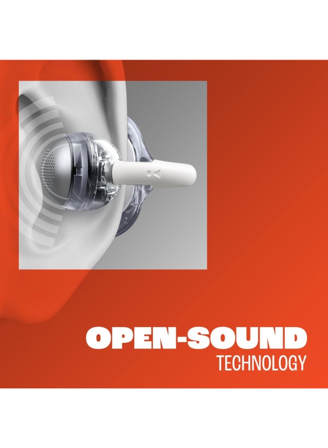 JBL Soundgear Clips True Wireless Open-Ear Headphones, SonicArc Design, Up to 32 Hours Total Playtime, 4 Beamforming Mics, IP54 Water & Dust-Resistant, JBL OpenSound Technology, Ghost Purple Ghost Purple - Image 2
