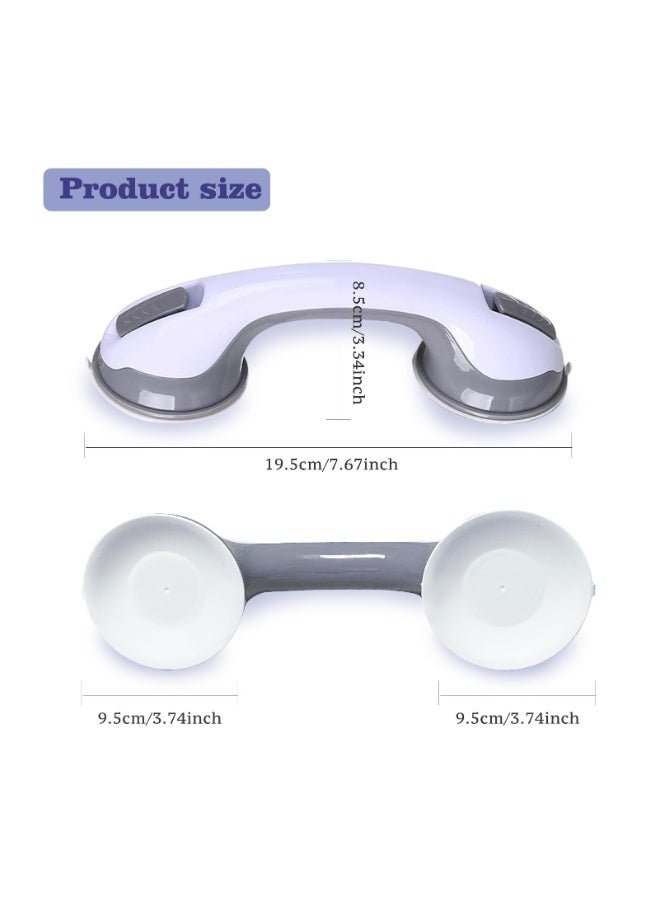 1 Pack Grab Bars for Showers - Shower Handle Strong Suction Shower Bar, Safety Grab Bars for Bathtubs and Showers Chair for Inside Shower Accessories, Bathroom Grab Bar for Seniors, Handicap,Elderly - Image 3
