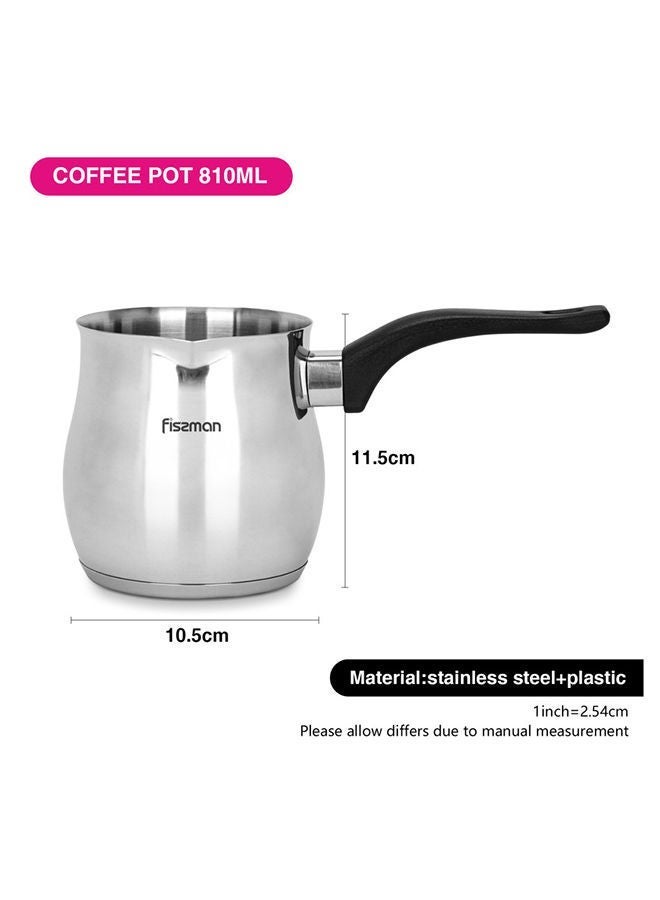Fissman Coffee Pot 810 ml With Induction Bottom Stainless Steel - Image 4