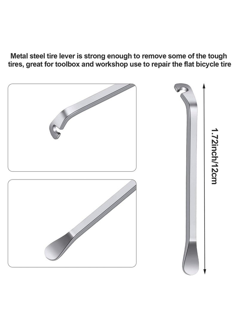 Soofam Bicycle Spoke Wrench, Bike Spoke Tool, with 1 Piece Tire Lever, Bike Rim Correct Kit Cycling Pocket Tools for Bike Repair, Totally 6 Pieces Spoke Tool Kit  - Image 5