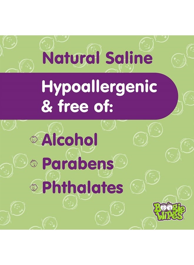 Boogie Baby Wipes Unscented by Boogie Wipes, Wet Wipes for Face, Hand, Body & Nose, Made with Vitamin E, Aloe, Chamomile and Natural Saline, 30 Count, Pack of 3 - Image 5